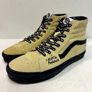 WORN ONCE Vans Sk8-Hi A Tribe Called Quest (Yellow) Suede Bonita Applebum M 9